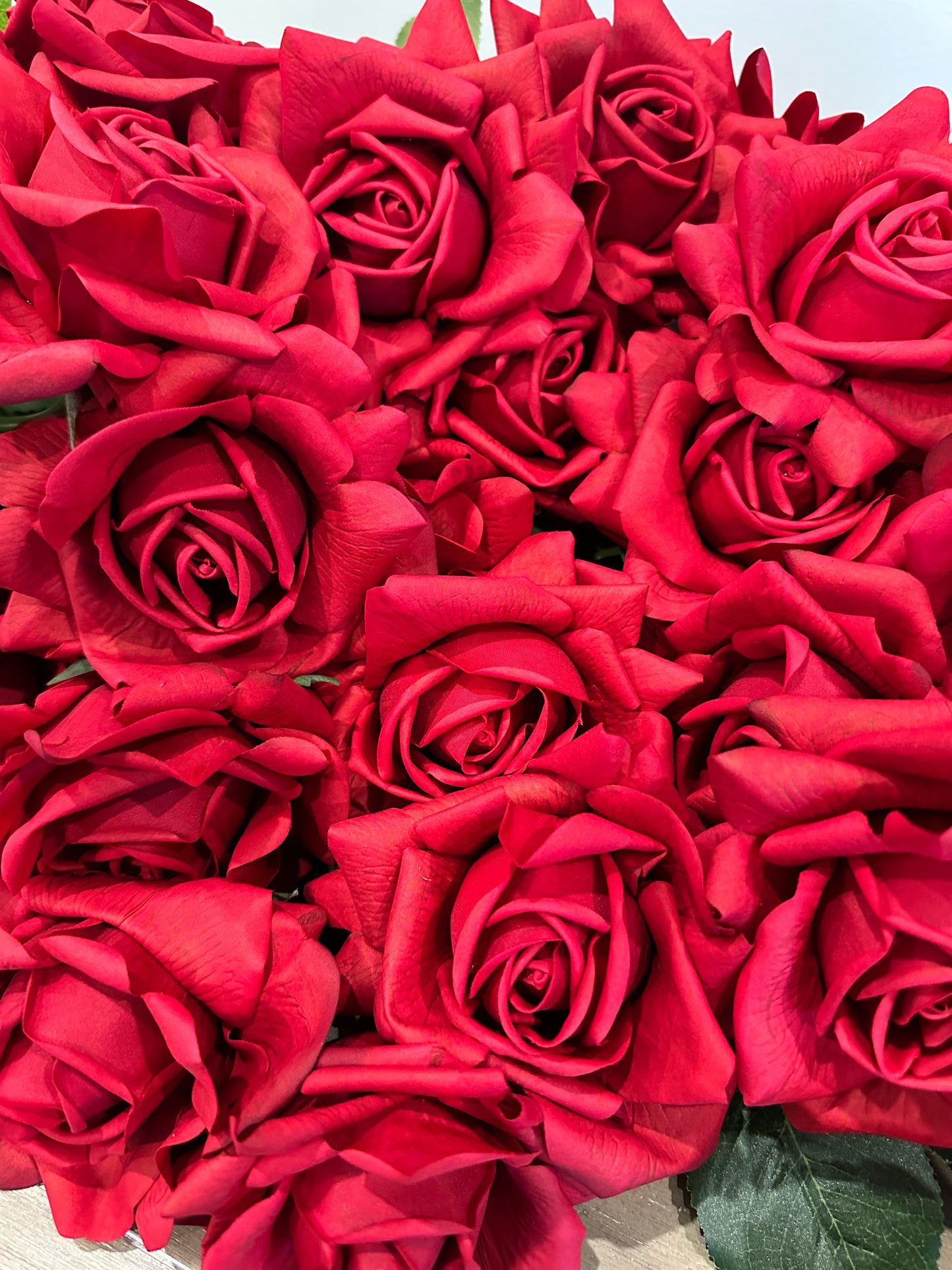 Real Touch Red Roses