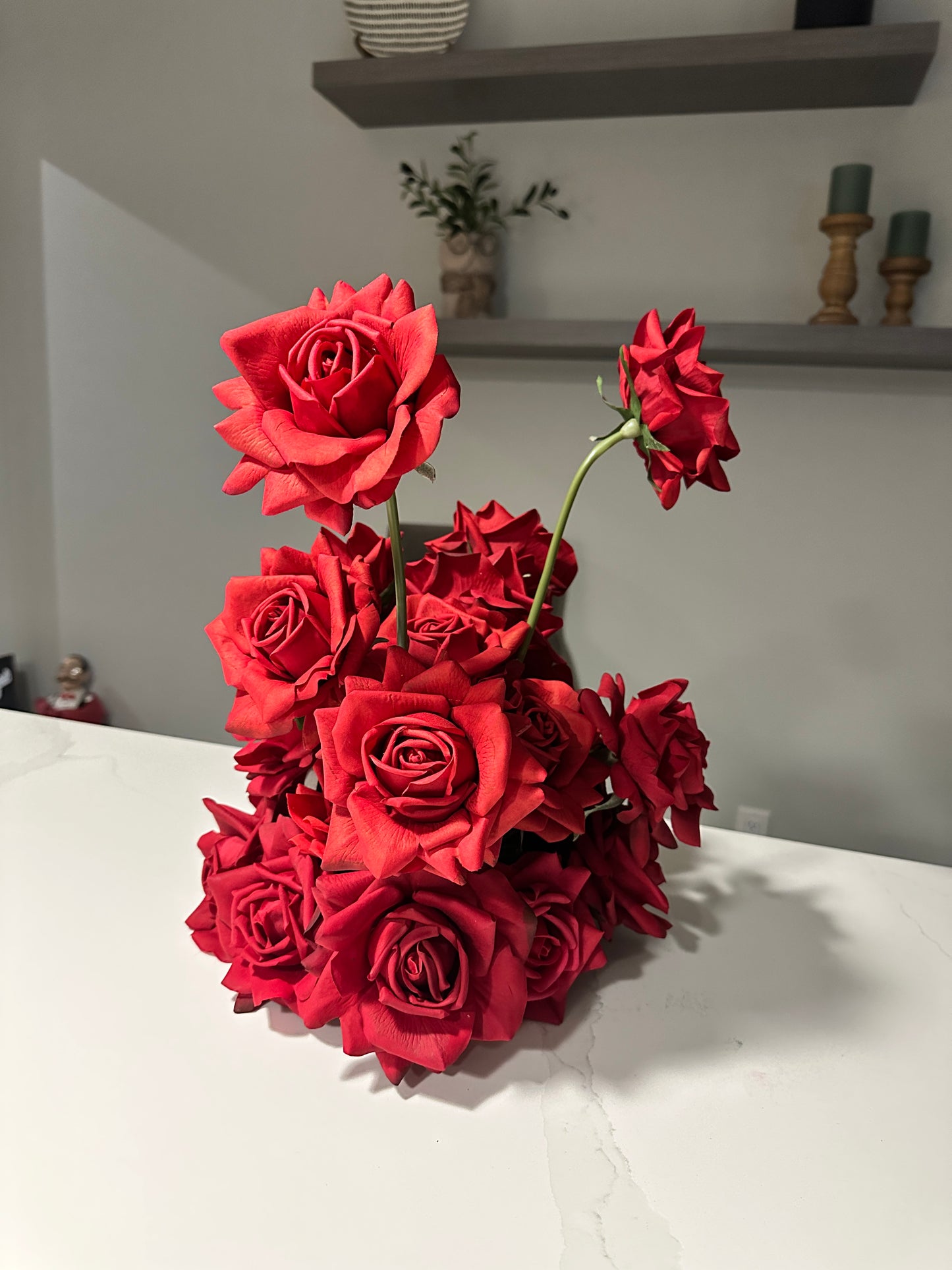 Real Touch Red Roses